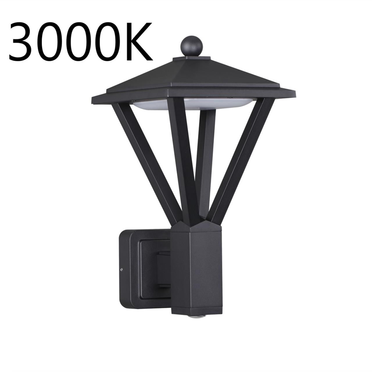 Odeon Light 6655/15WL3 NATURE ODL25 черный/металл Уличный настенный светильник IP54 LED 15W (12W SMD LED + 3W COB LED) 3000K AC85-265V BEARITZ фото