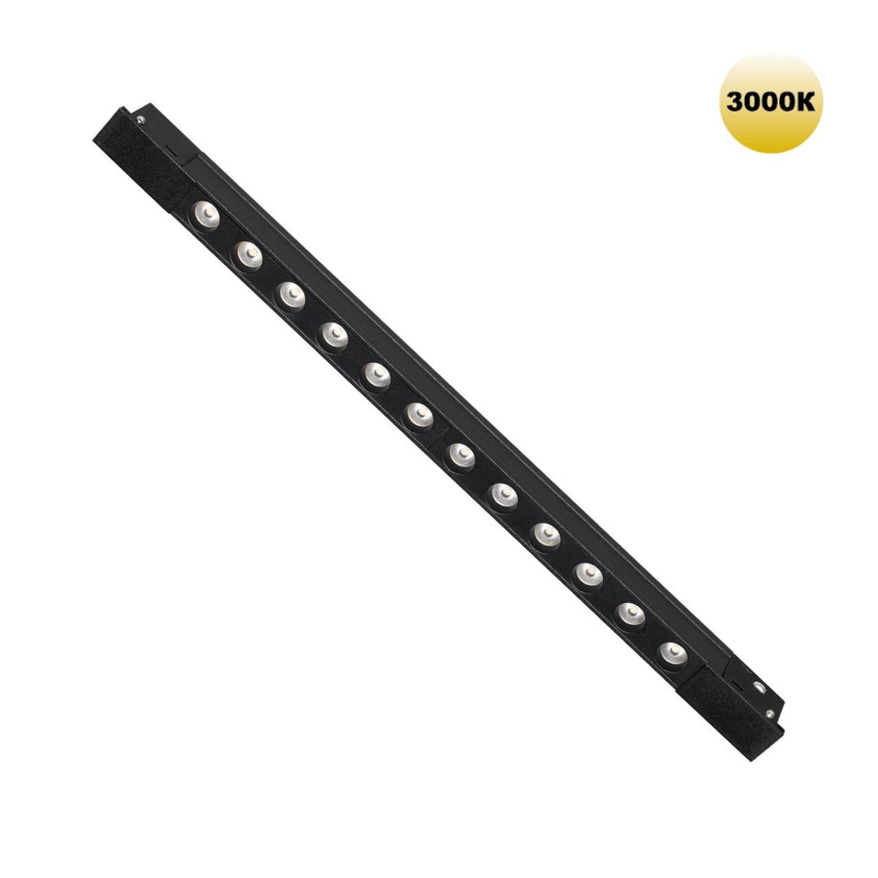 Novotech 359511 SHINO NT24 162 черный Трековый светильник для низковольт. шинопровода арт.135179-135180 IP20 LED 12W 48V 3000K 580Лм FLUM фото