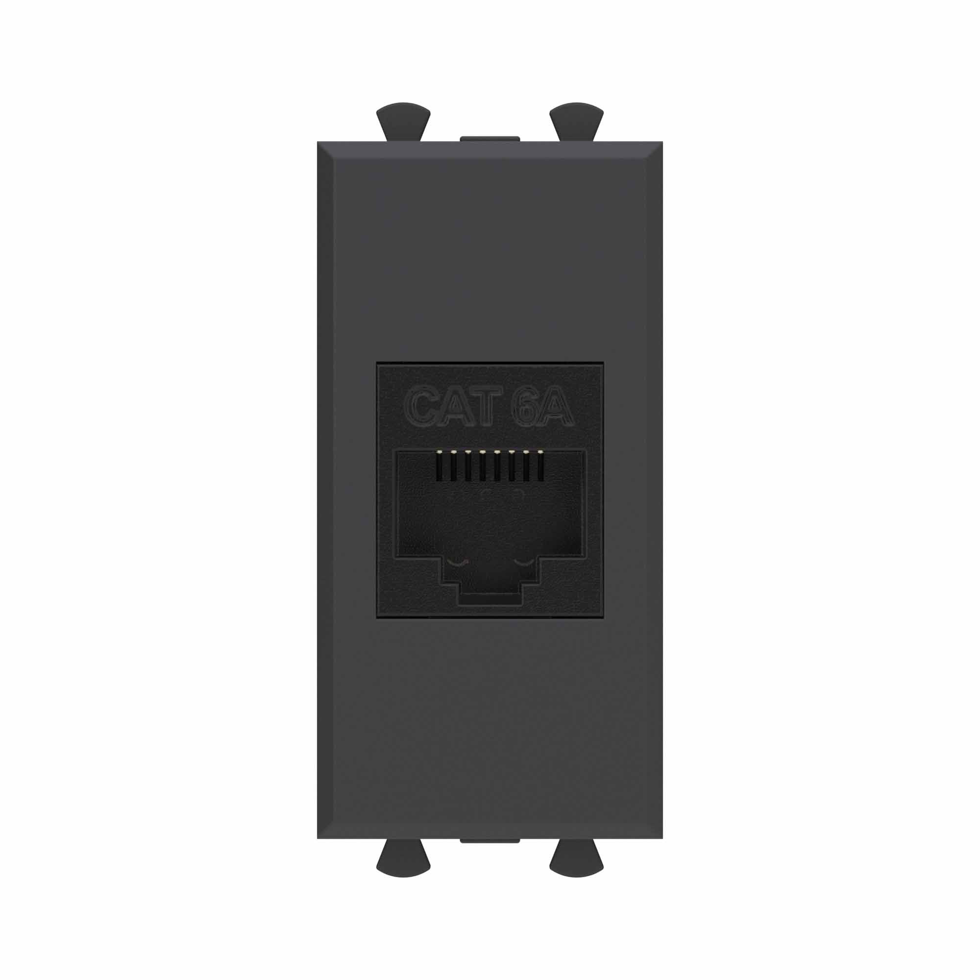 DKC Avanti Компьютерная розетка RJ-45 без шторки модульная, кат.6А, 