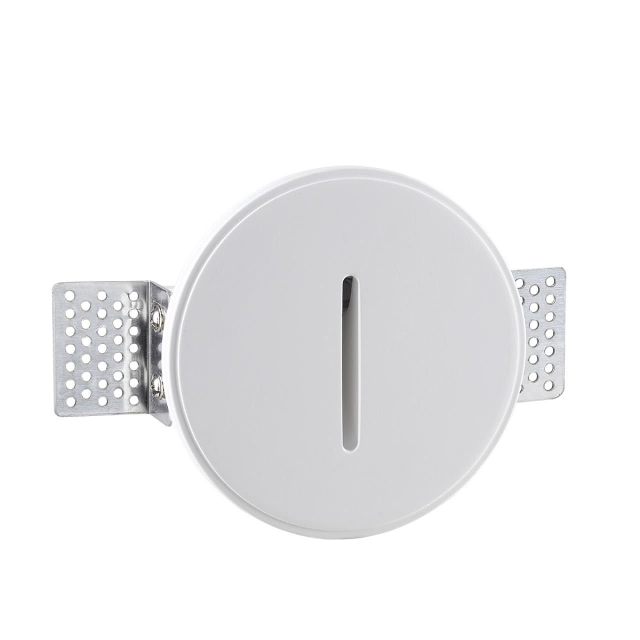 Odeon Light 7081/3WL HIGHTECH ODL25 Подсветка лестницы круглая  металл/гипс IP20 LED 3W 3000K 25° 220V GIPS фото