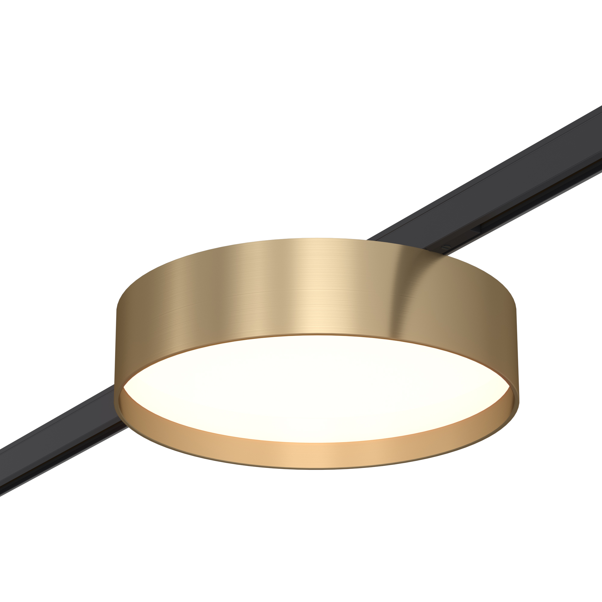 ST LUCE ST670.346.12 Магнитный трековый светильник Латунь LED 1*12W 4000K 500Lm Ra>80 100° IP20 D113xH34 24V фото