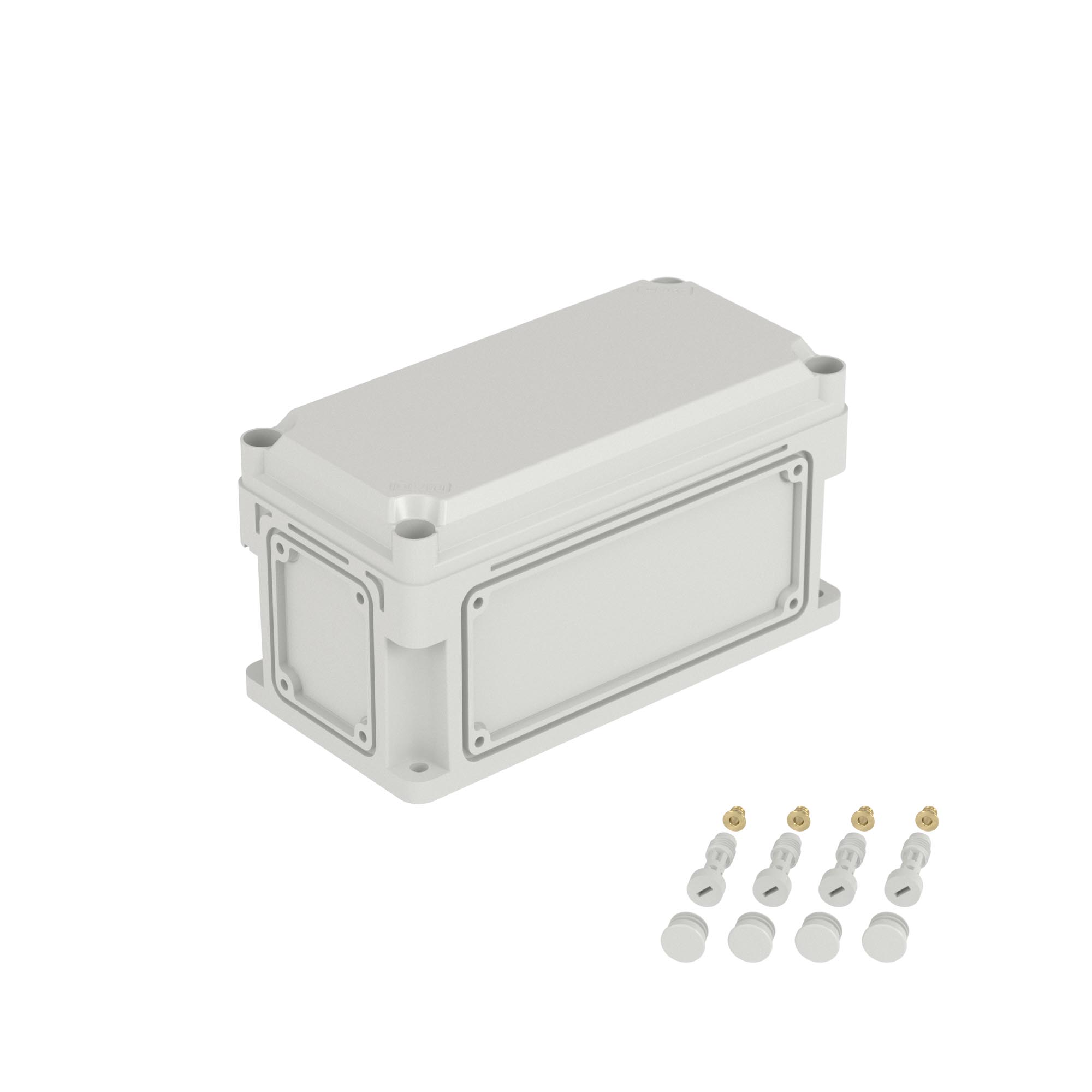 DKC Корпус RAM box без МП 300х150х160 мм, с фланцами, непрозрачная крышка  высотой 35 мм, IP66/IP67 фото