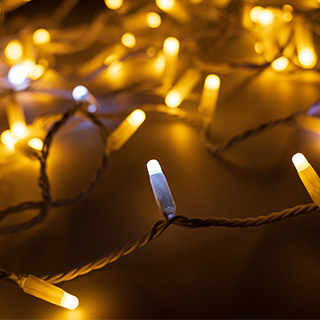 Arlight Светодиодная гирлянда ARD-STRING-CLASSIC-10000-WHITE-100LED-MILK-FLASH Warm (230V, 7W) (Ardecoled, IP65) фото