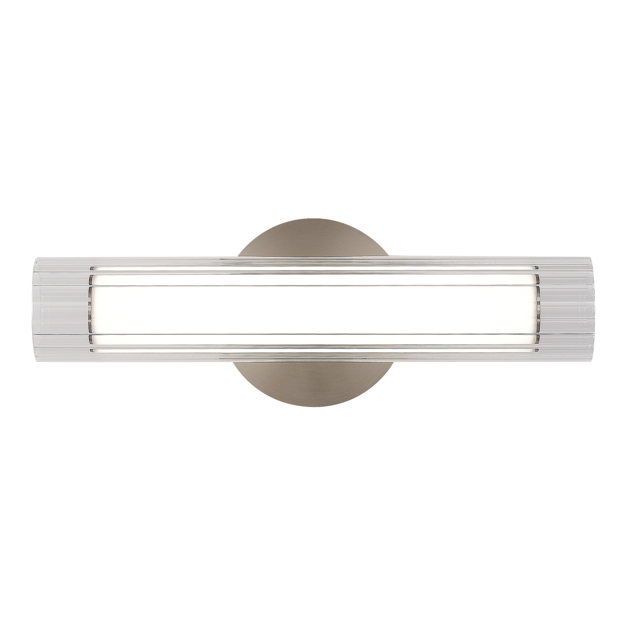 ST LUCE SL2010.121.01 Светильник настенный Никель/Белый, Прозрачный LED 1*7W 3000K/4000K фото