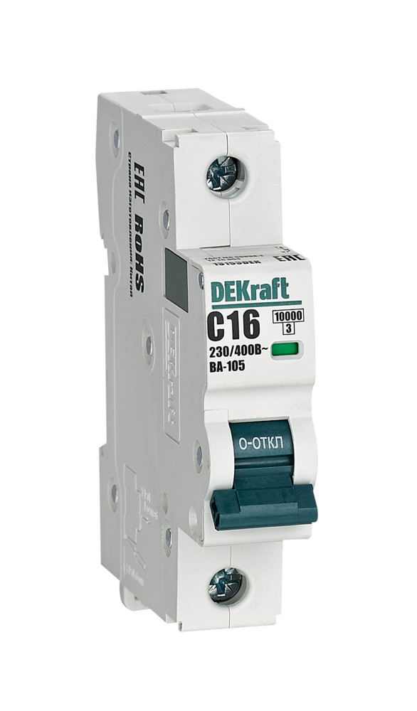 Dekraft Автоматический выключатель ВА105-1P-016A-C фото