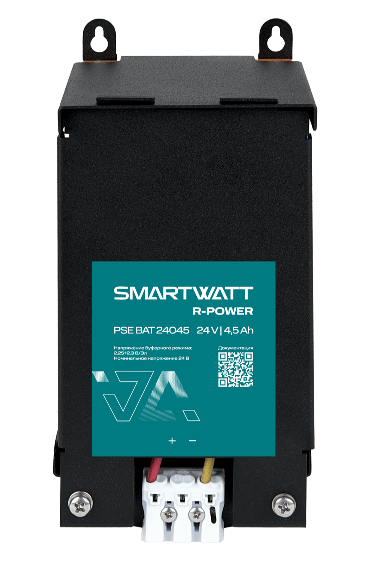SMARTWATT Батарейный модуль на DIN рейку PSE BAT 24045 R-POWER, 24 В, 4,5 Ач фото