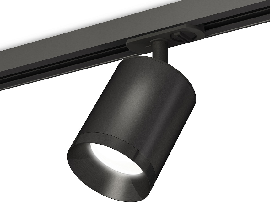 Ambrella Комплект трекового светильника XT7422001 SBK/PBK черный песок/черный полированный MR16 GU5.3 (A2537, C7422, N7031) фото