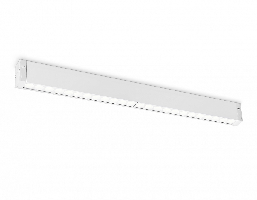 Ambrella Светильник светодиодный трековый для шинопровода Magnetic GL1735 WH белый IP20 24W 4200K 220V 24° 455*25*42 (Без ПДУ) фото
