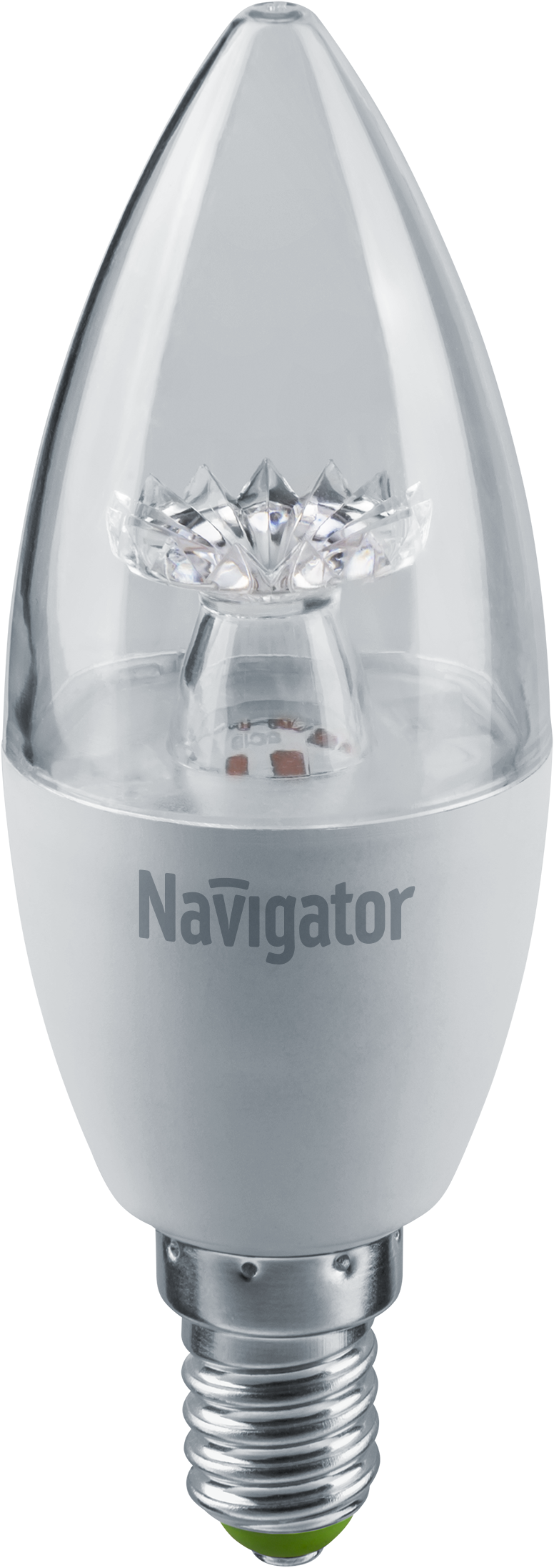 Лампа Navigator NLL-C37-7-230-4K-E14-CL (100/10/1)