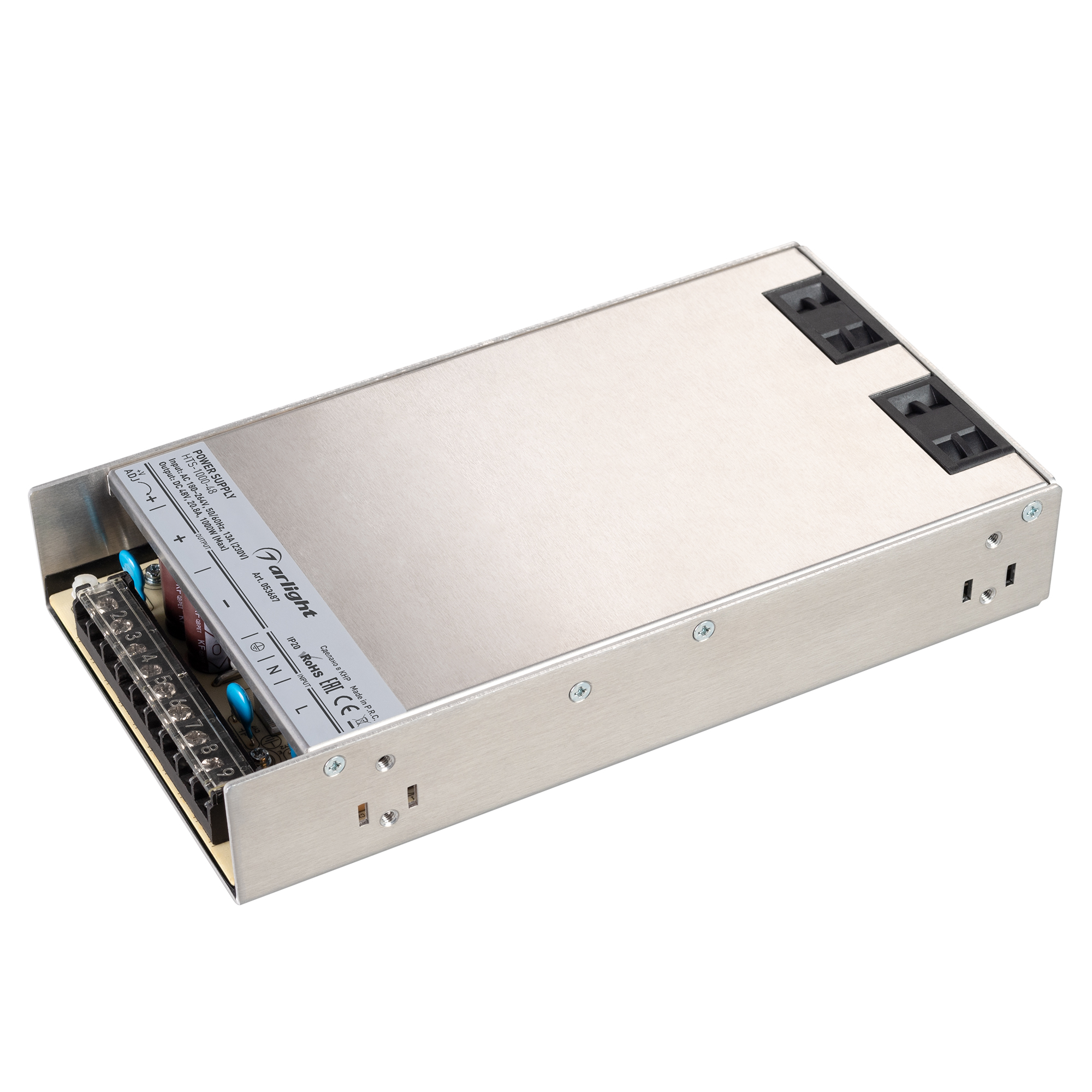 Arlight Блок питания HTS-1000-48 (48V, 20.8A, 1000W) (IP20 Сетка, 3 года) фото