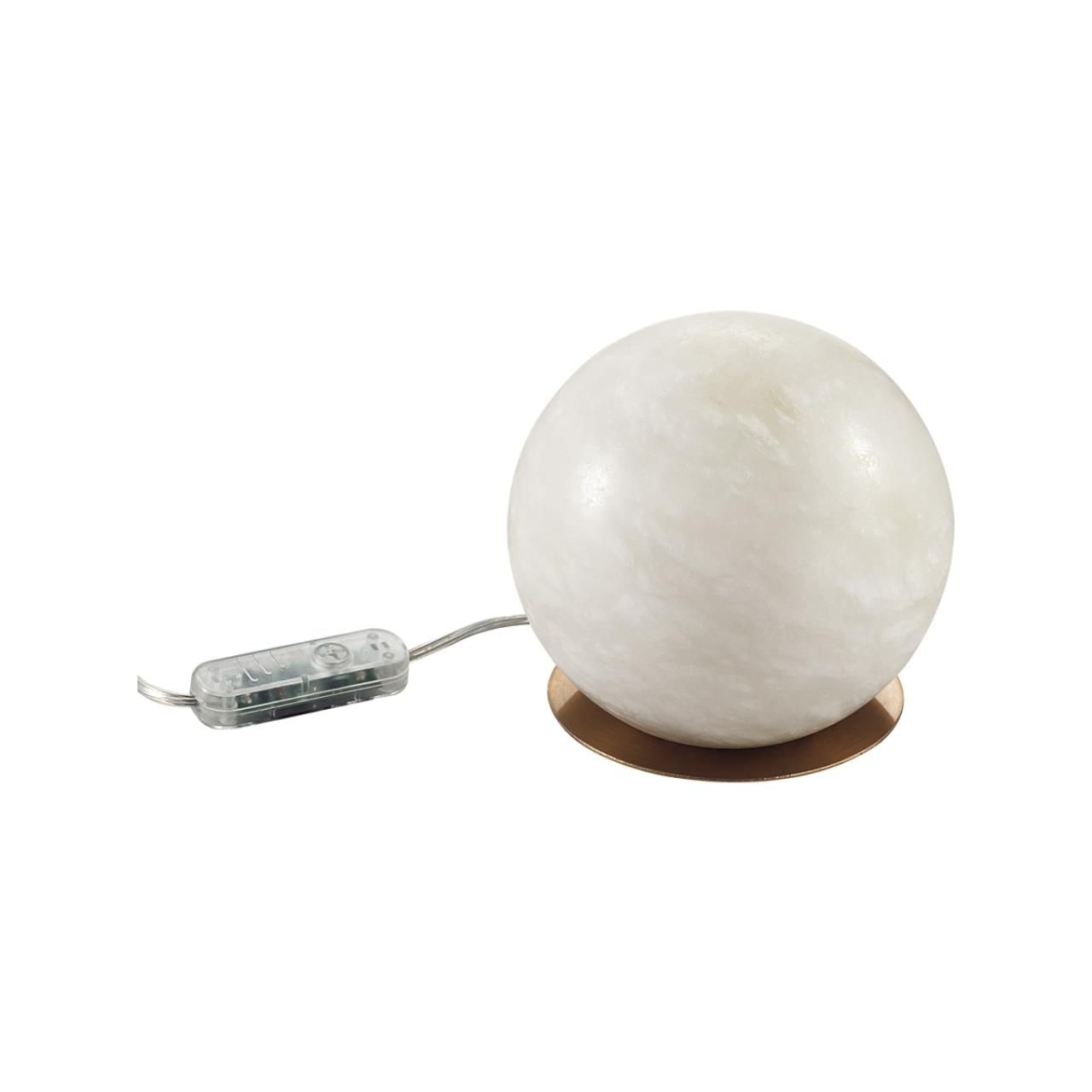 Odeon Light 6685/8TL L-VISION ODL25 Настольный светильник бронзовый/металл/алебастр IP20 LED 8W с тумблером 3000/4000/6000K на выкл.  220V MARBELLA фото