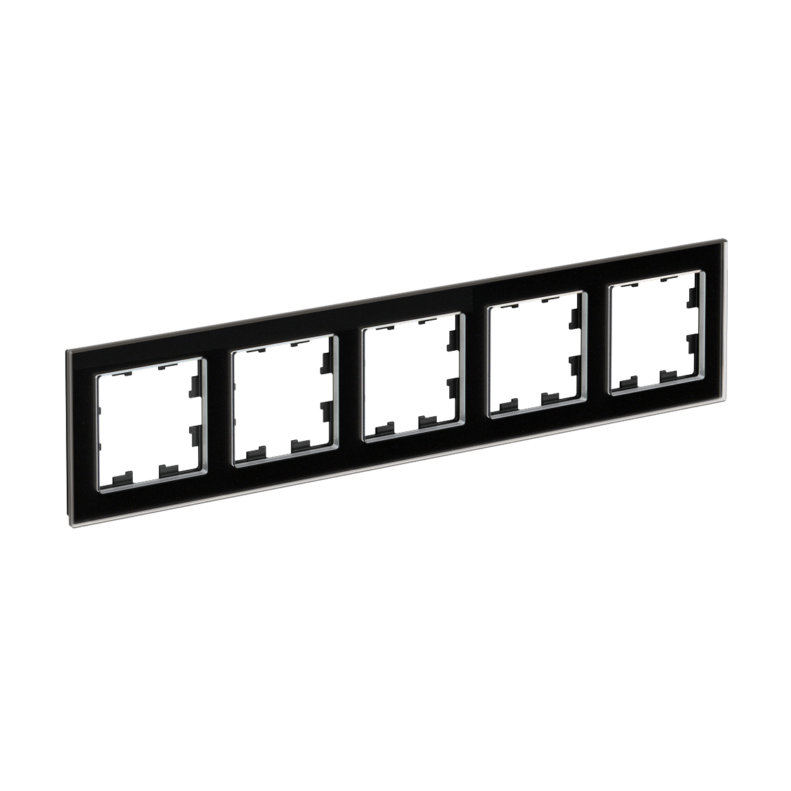 Systeme Electric AtlasDesign Nature Стекло Черный Рамка 5-ая, универсальная фото