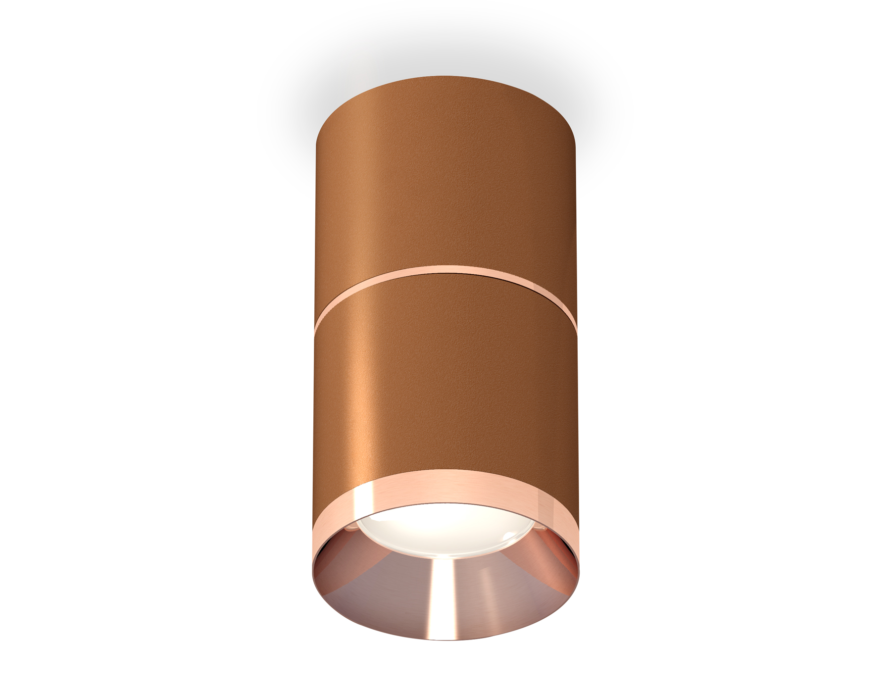 Ambrella Комплект накладного светильника XS7404081 SCF/PPG кофе песок/золото розовое полированное MR16 GU5.3 (C7404, A2073, C7404, N7035) фото