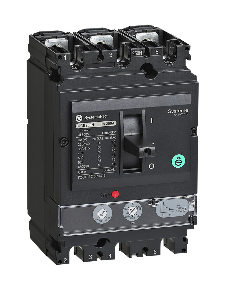Systeme Electric SystemePact СCB Автоматический выключатель 250 100KA 3P3D TMD250 фото