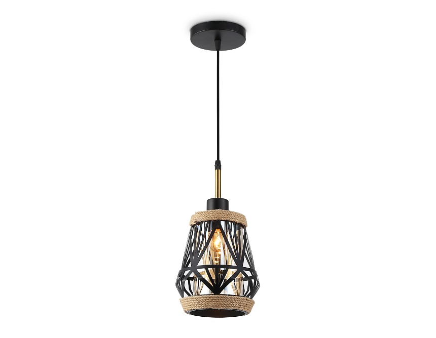 Ambrella Светильник подвесной TR8521 BK/SB черный/бронза E27 max 60W D170*1000 фото