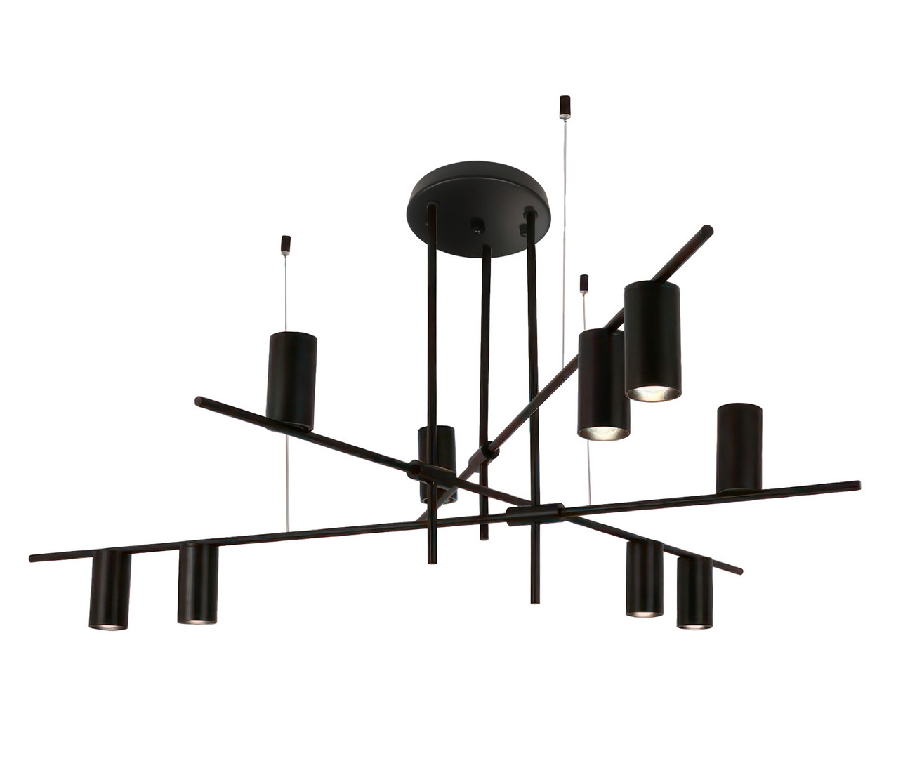 Kink Light 07621-9,19 Люстра Рия черный w125*125 h60 Gu10 9*10W фото