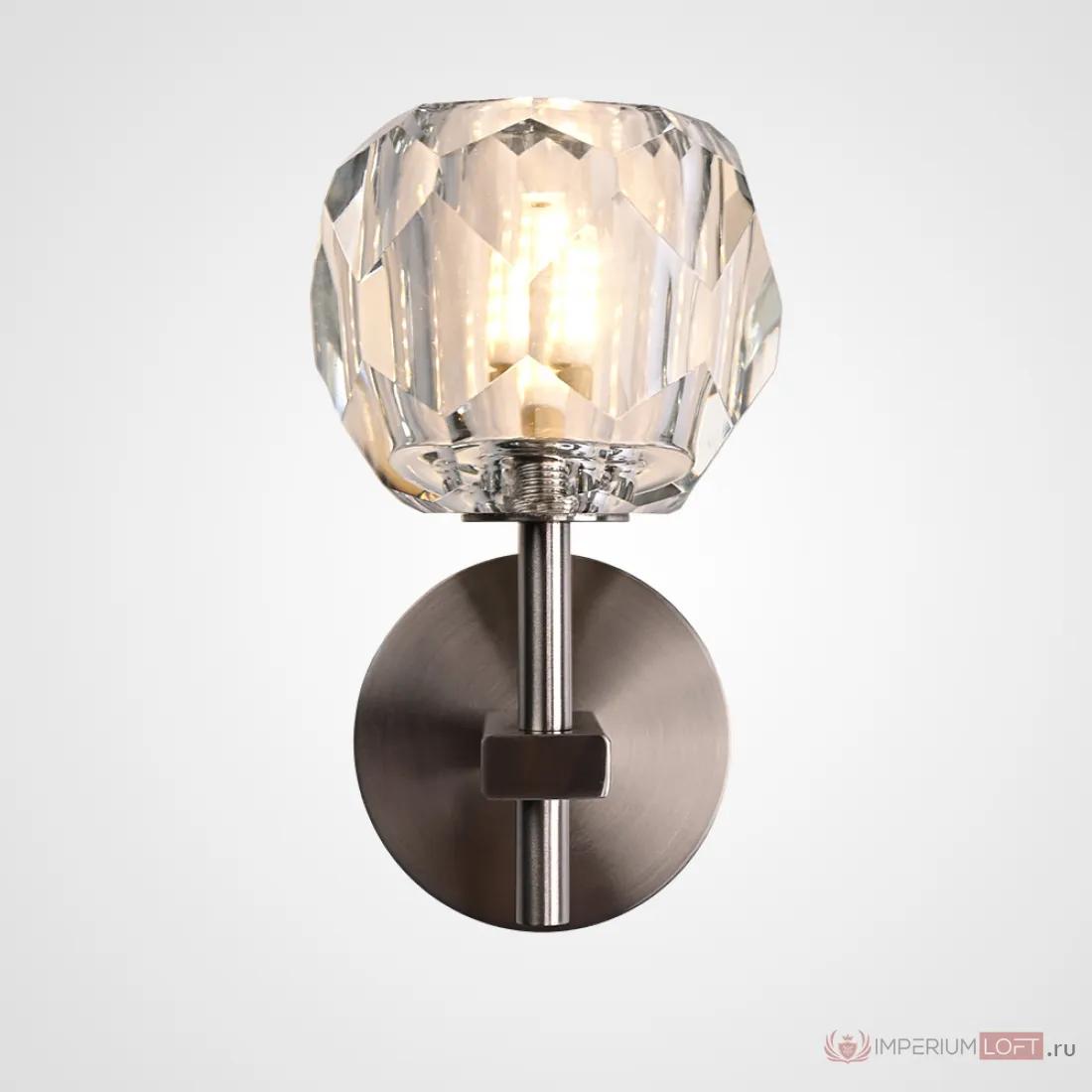 ImperiumLoft Бра Boule de Cristal Single Sconce Никель фото