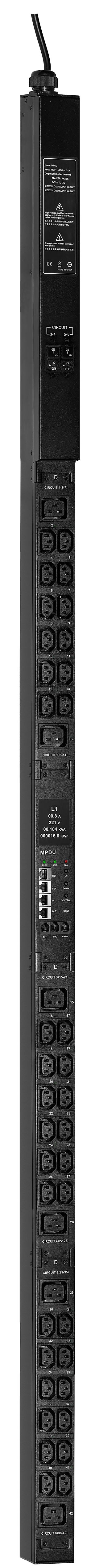 ITK ADMIN PDU PV1212 мон. 1Ф 32А 36С13 6С19 фото