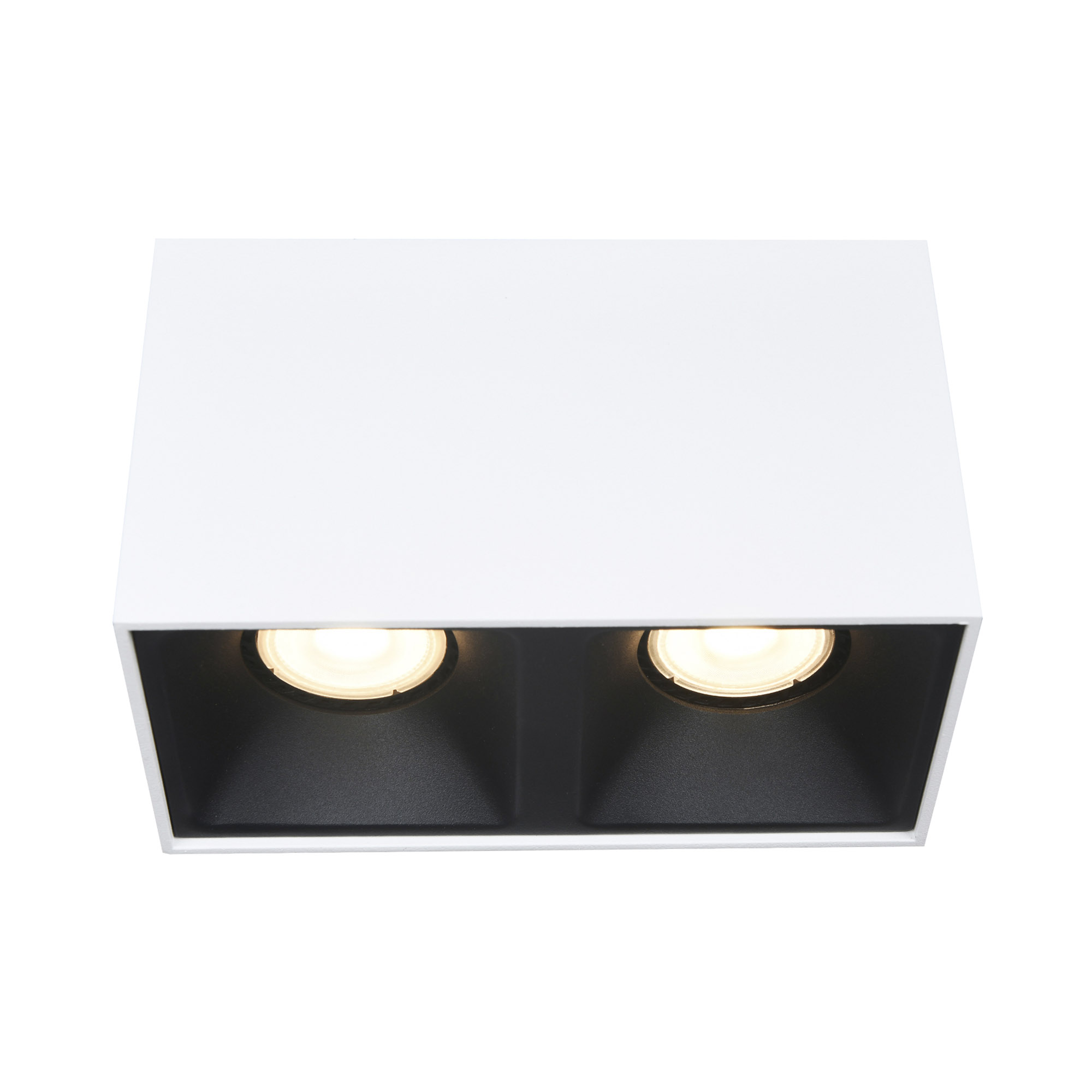 ST LUCE ST168.542.02 Светильник потолочный Белый GU10 2*50W IP20 L82,5xW165xH104 220V Без ламп фото