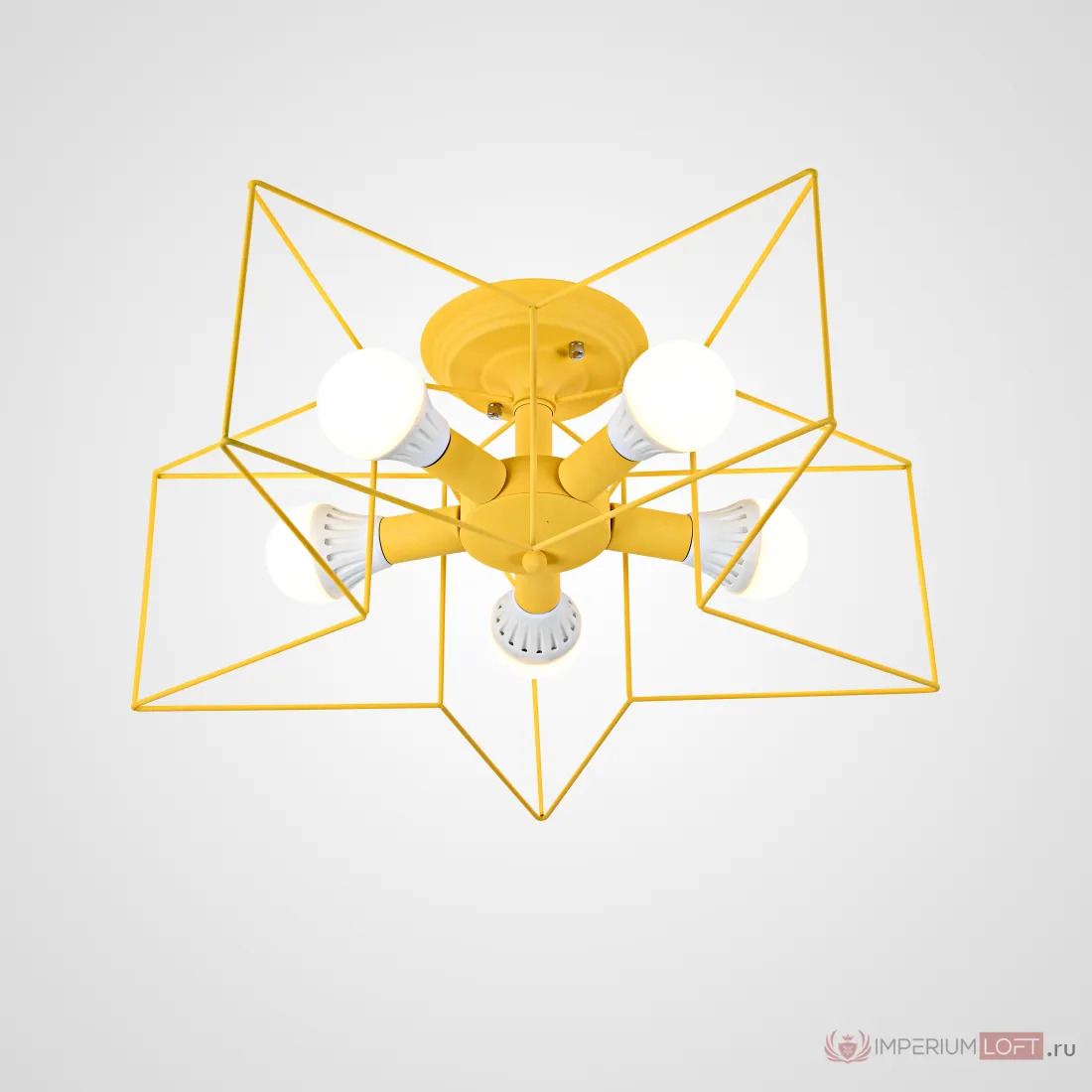 ImperiumLoft Потолочная люстра ASTERI Yellow фото
