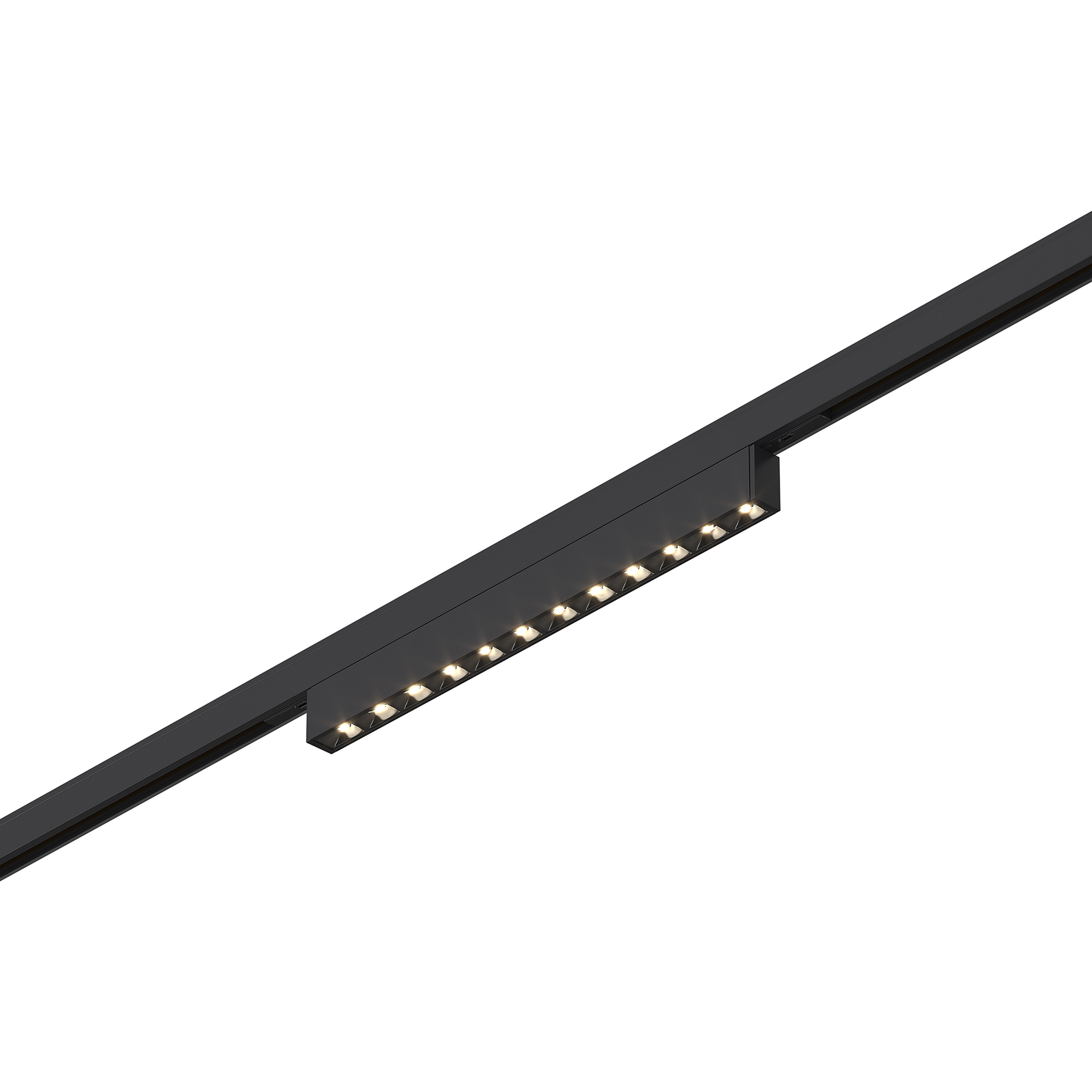 ST LUCE ST666.446.10 Магнитный трековый светильник Черный LED 1*10W 4000K 430Lm Ra>90  IP20 L196xW10xH18 24V фото