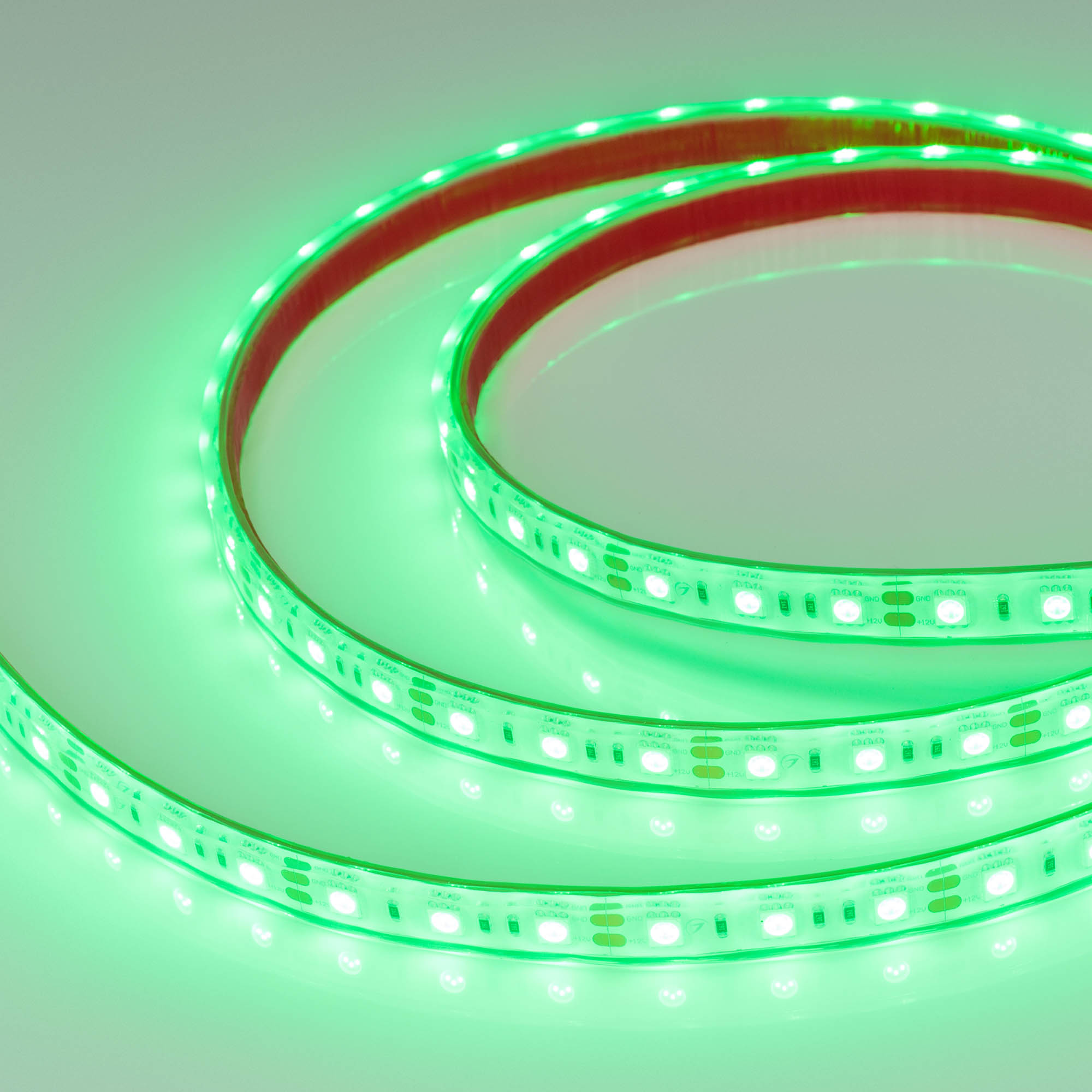 Arlight Лента герметичная RTW-PFS-B60-13mm 12V Green (14.4 W/m, IP68, 5060, 5m) ( 14.4 Вт/м, IP68) фото