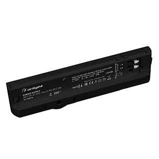 Arlight Блок питания для трековых систем ARJ-TR-42-PFC-DALI2-PD-NFC-BK (42W, 10-42V, 0.3-1.05A, 4TR) (IP20 Пластик, 5 лет) фото