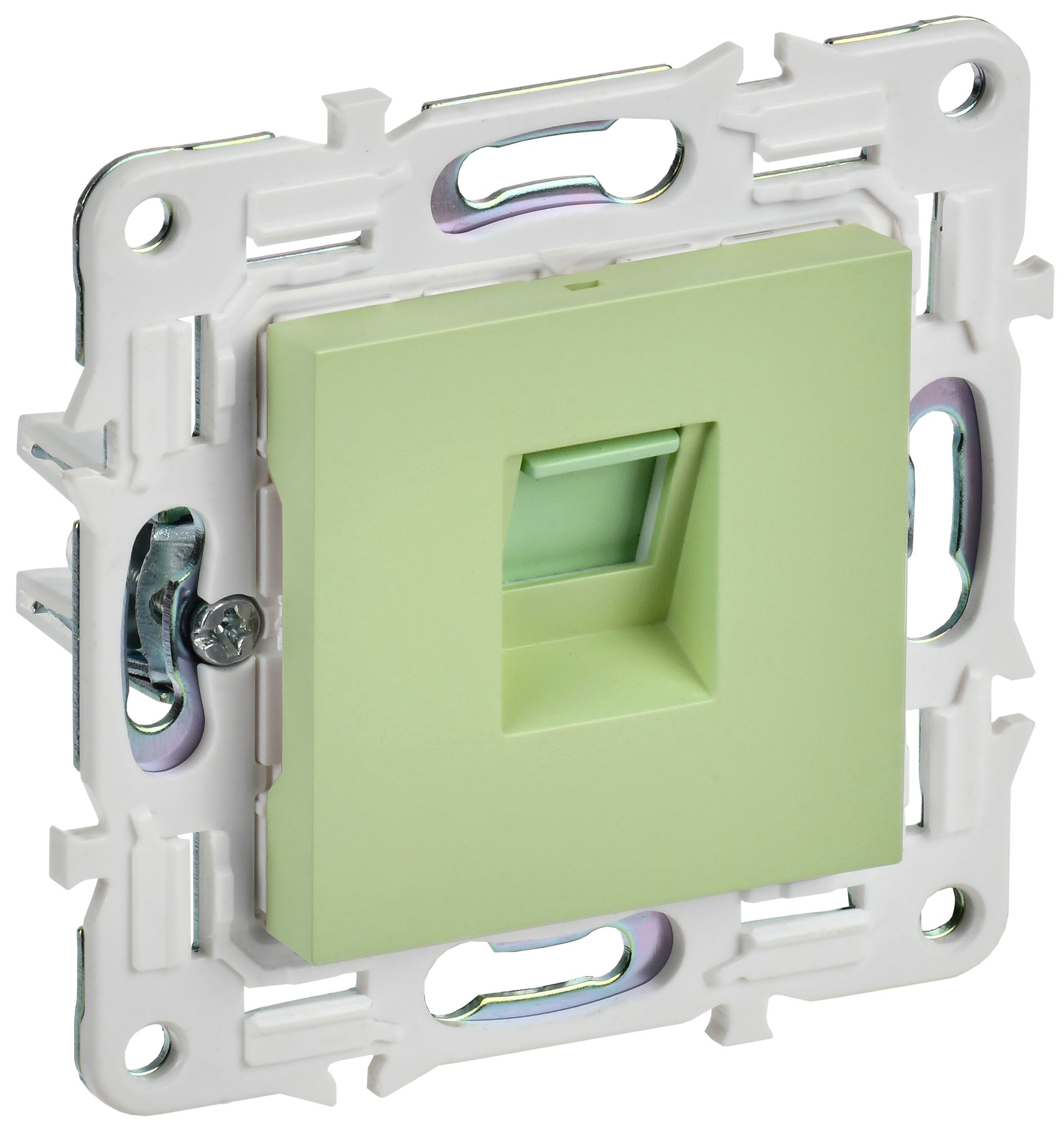 IEK SKANDY Мятный Розетка компьютерная RJ45 кат.6 SK-K02G фото