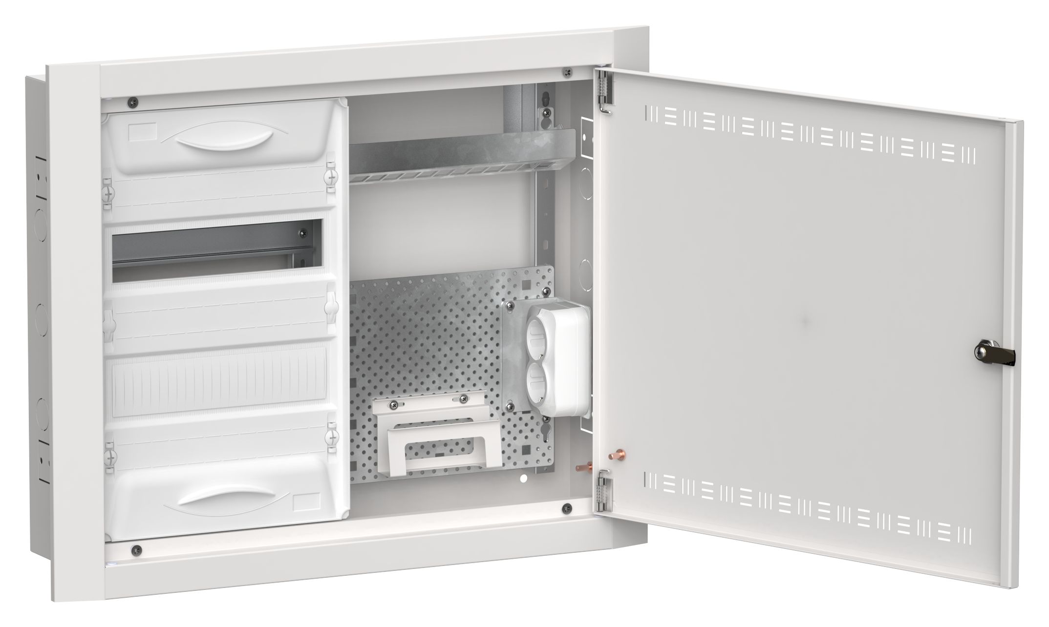 IEK TITAN 5 Корпус комбинированный ЩРв-24 (2х24) белый фото