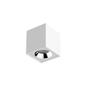 Varton Светодиодный светильник DL-02 Cube накладной 100х110 мм 12 Вт 4000 K 35° RAL9010 белый матовый фото