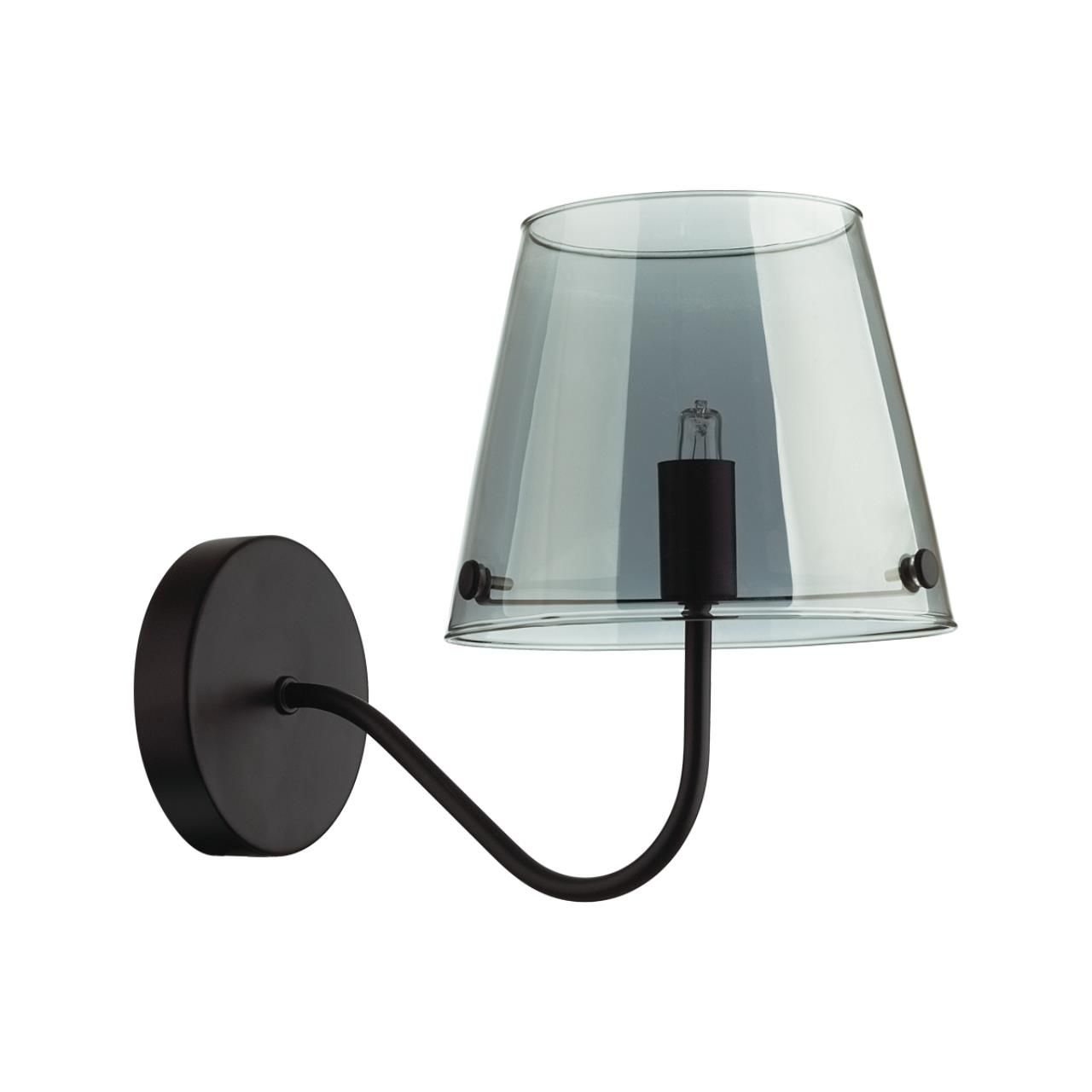 Lumion 6570/1W MODERNI LN24 черный/дымчатый/металл/стекло Бра G9 1*20W 220V SMOKY фото