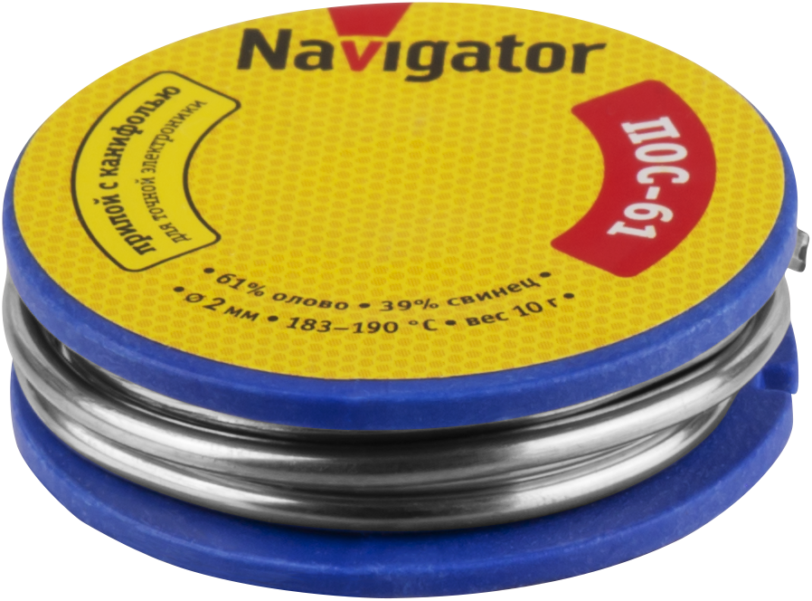 Припой Navigator NEM-Pos04-61K-2-K10 (250/10/1)