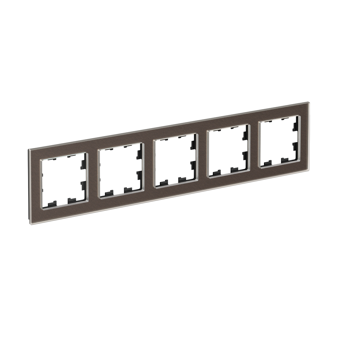 Systeme Electric AtlasDesign NatureСтекло Мокко Рамка 5-ая, универсальная фото