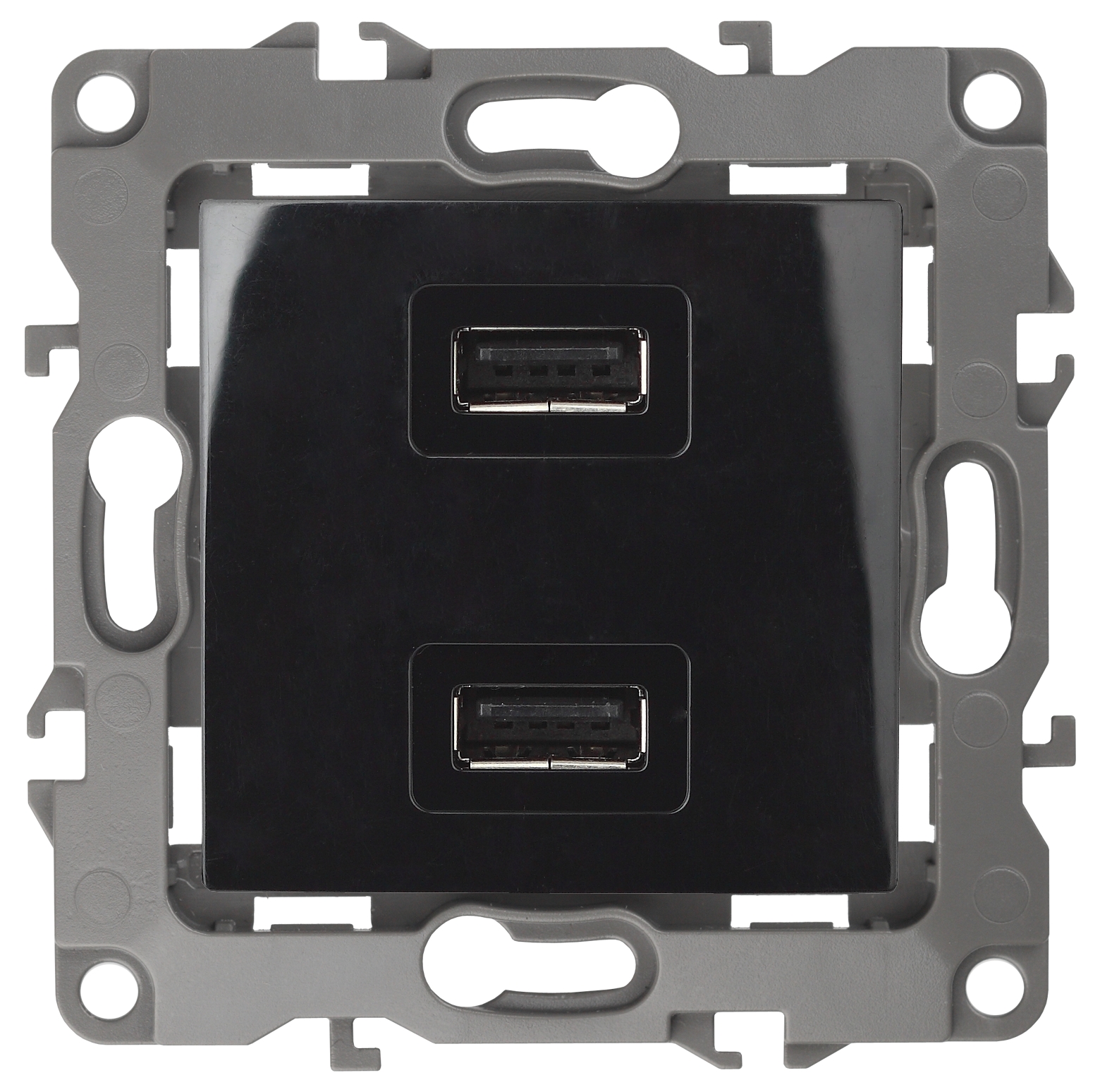 ЭРА 12-4110-06 Устройство зарядное USB, 230В/5В-2100мА, IP20, Эра12, чёрный (6/60/1920) фото