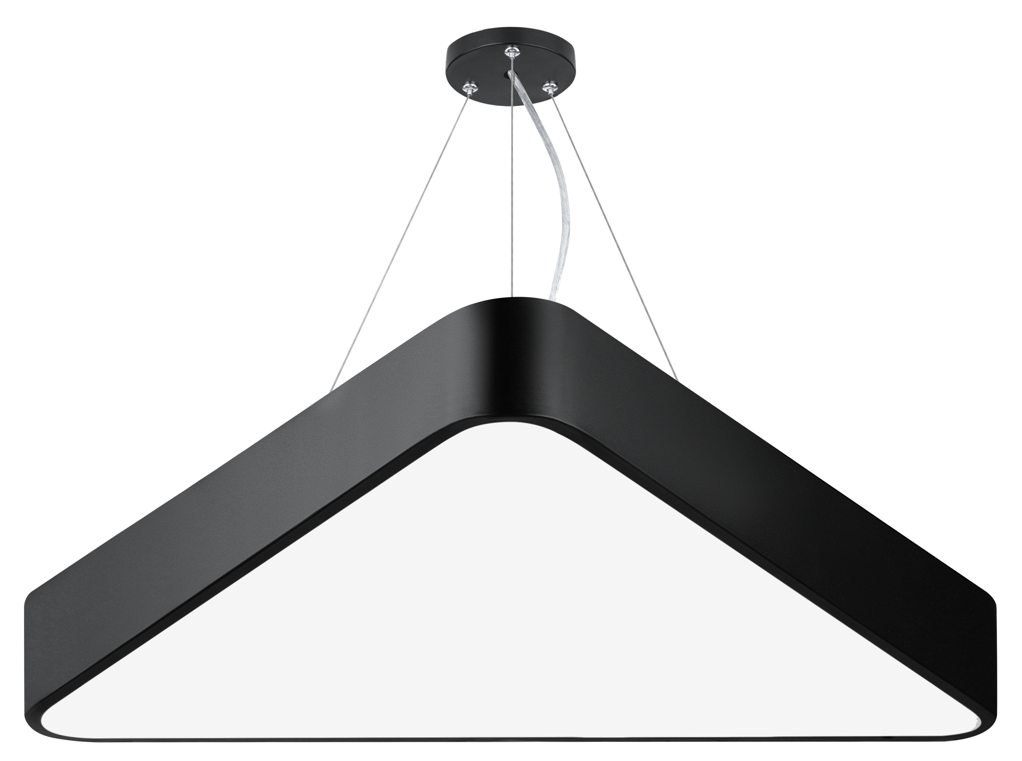 ЭРА Светильник LED Geometria SPO-151-B-40K-030 Delta 30Вт 4000К 3000Лм IP40 черный подвесной драйвер внутри фото