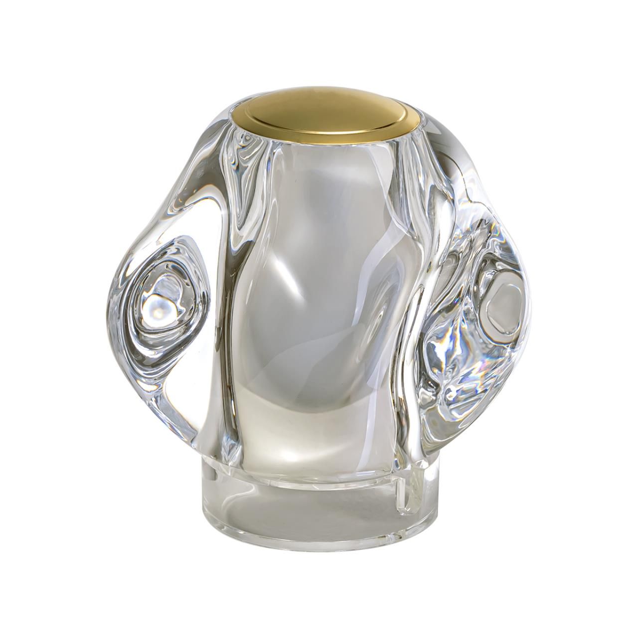 Odeon Light 5085/2TL L-VISION ODL25 555 золото/прозрачный/металл/акрил Настольная лампа 4000K 120Лм LED 2W JEMSTONE фото