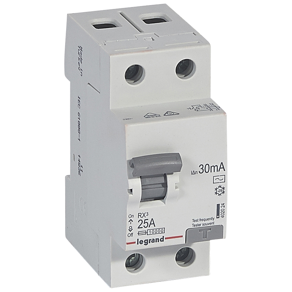 Legrand RX3 УЗО 2P 30мА 25А (AC). фото