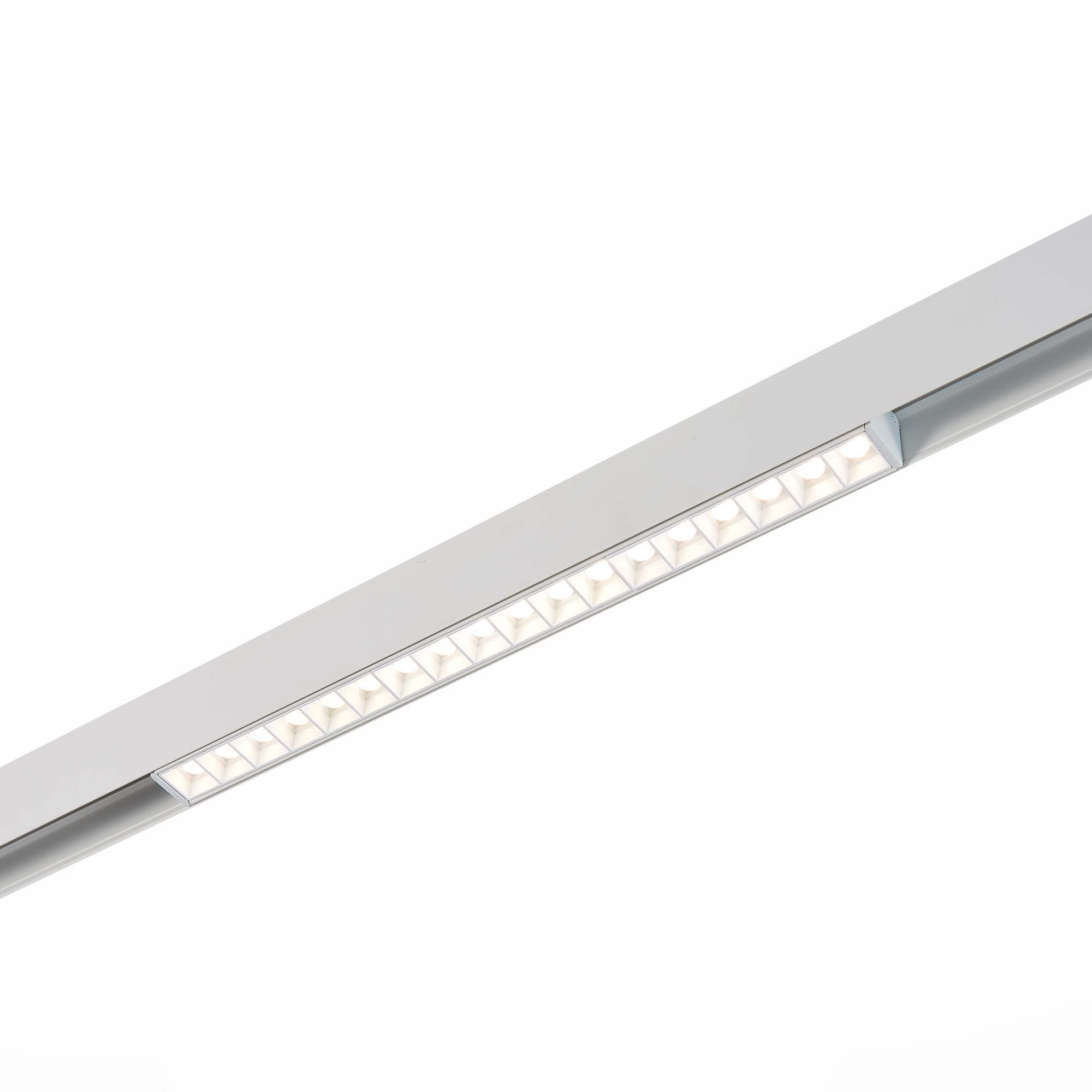 ST LUCE ST371.506.18 Магнитный трековый светильник SMART Белый LED 1*18W 2700K-6500K 1 620Lm Ra90 36° IP20 L338xW22xH25 48VV фото