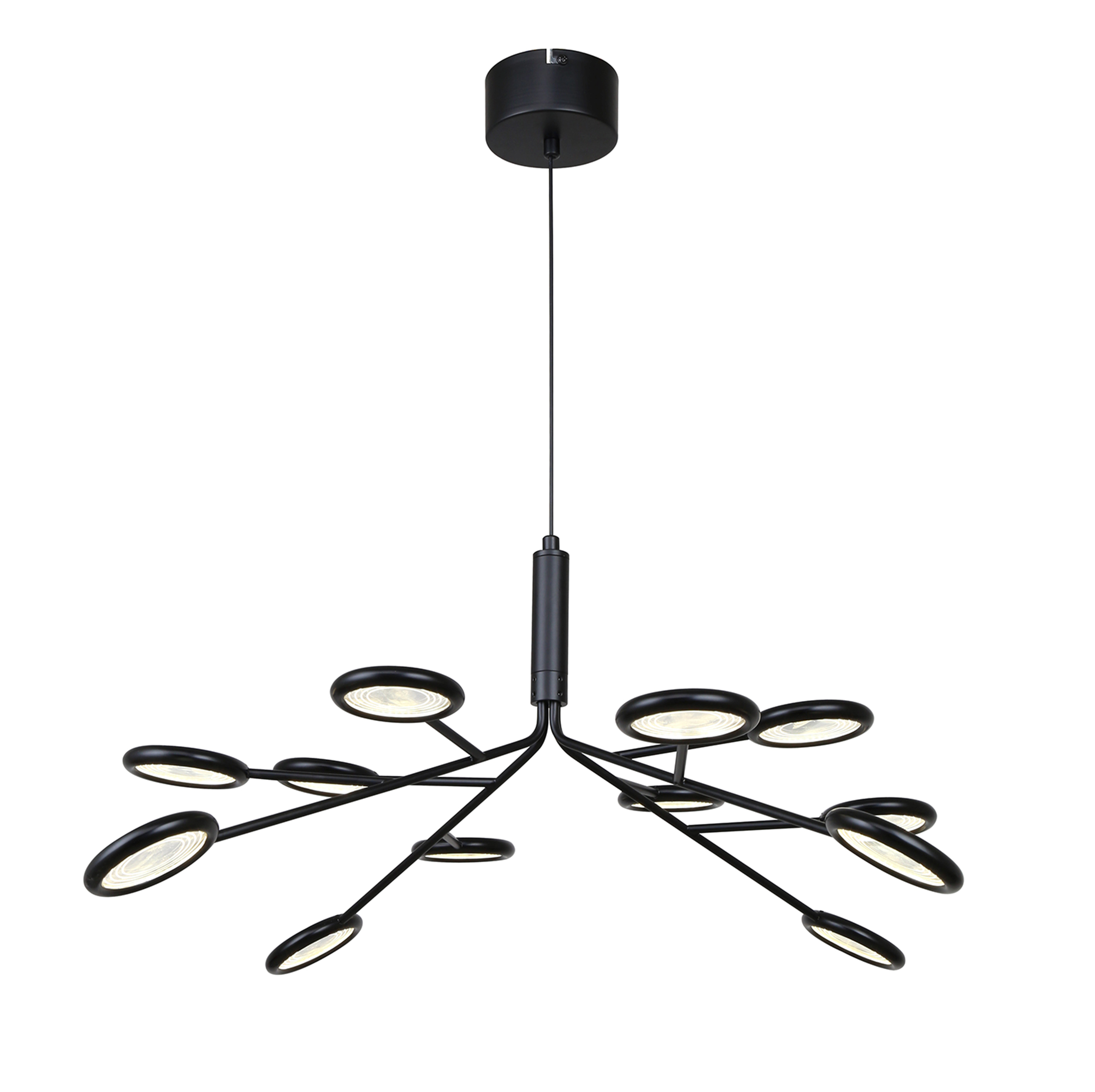 F-Promo 4252-12P, подвесная люстра, D650xH1320/320, 12xLEDx3W, 3060LM, 4000K, included фото