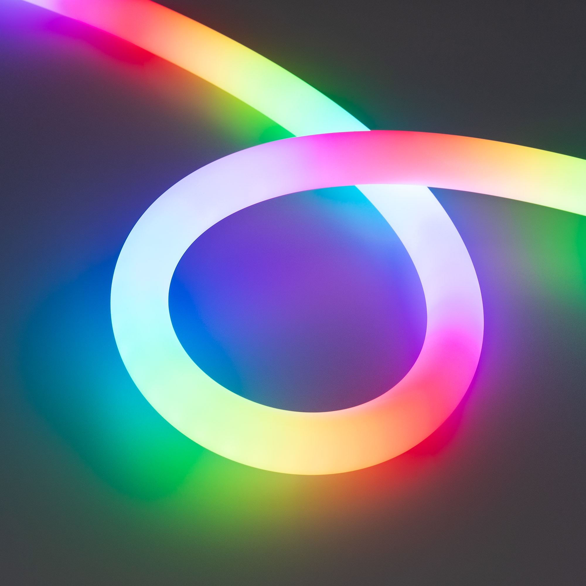 Arlight Лента герметичная SPI-MOONLIGHT-TOP-F180-D25mm 12V RGB-PX2 360deg (20 W/m, IP65, 3535, 3m, wire x1) (Прямой вывод кабеля) фото