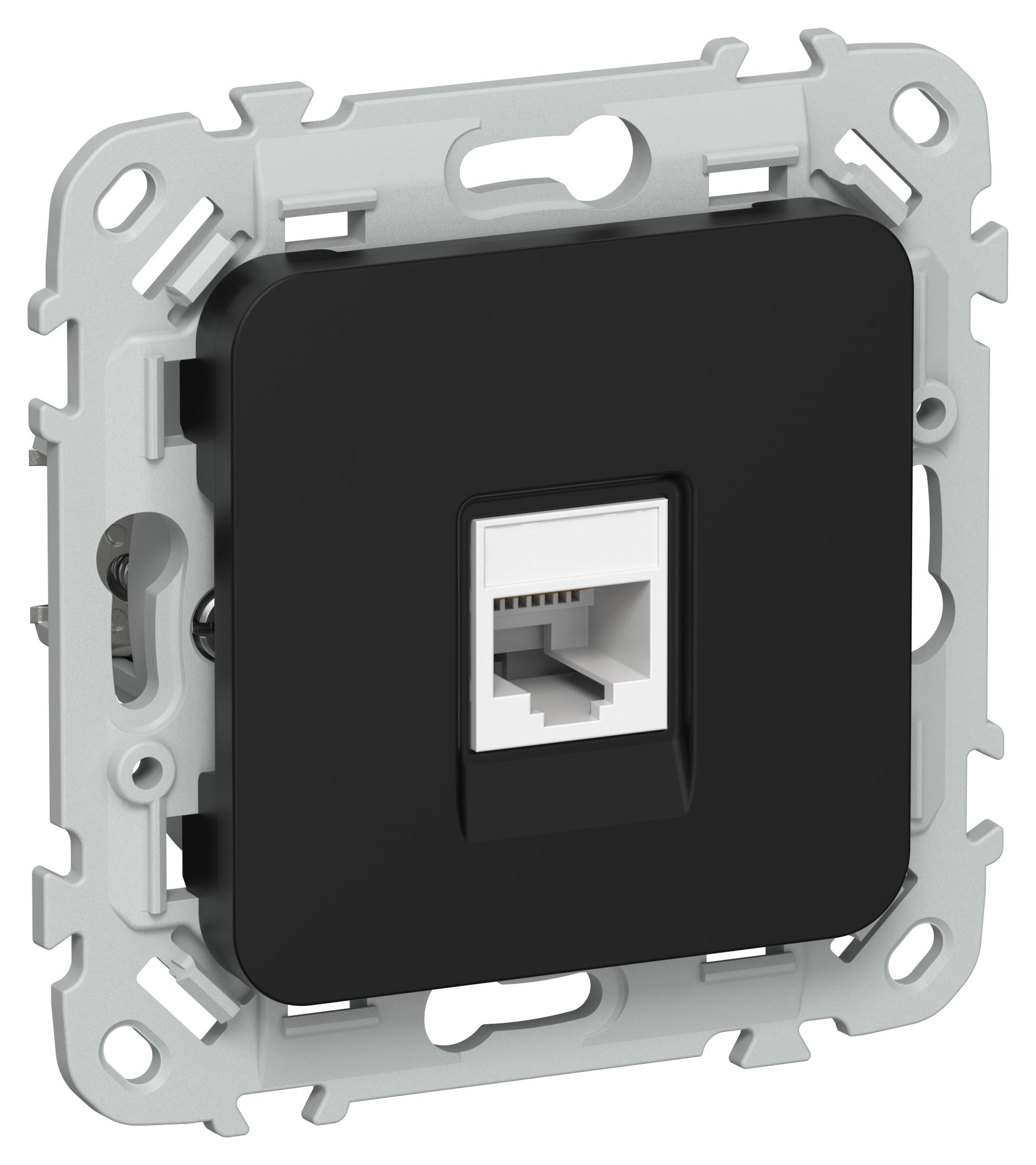 IEK FLITE Черный Розетка компьютерная RJ45 категория 5Е UTP фото