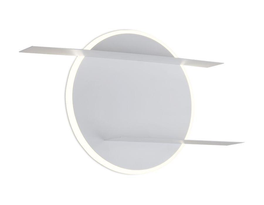 Ambrella Настенный светодиодный светильник с полками FW102 WH/S белый/песок LED 4200K 28W 420*250*120 фото