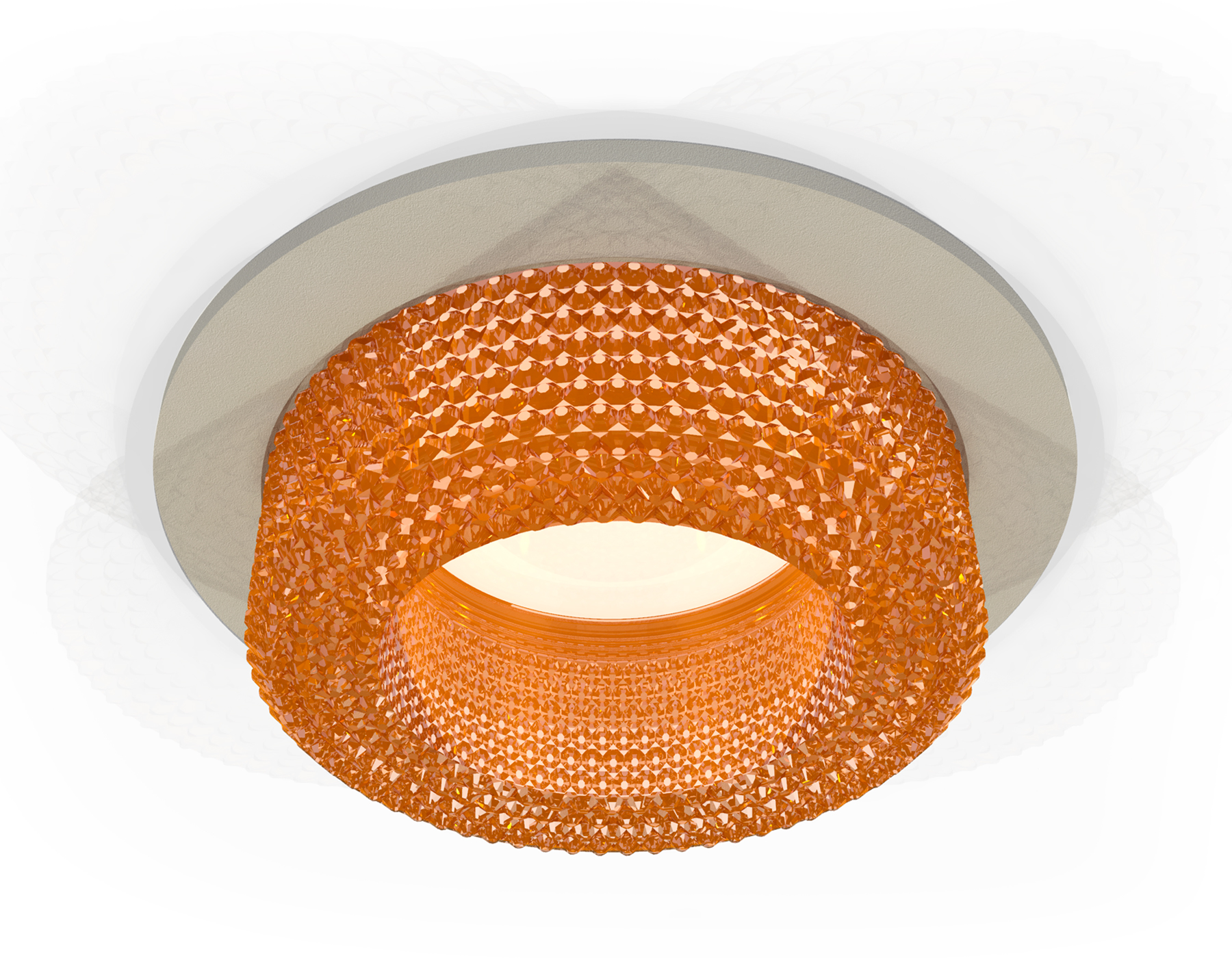 Ambrella Комплект встраиваемого светильника XC7623024 SGR/CF серый песок/кофе MR16 GU5.3 (C7623, N7195) фото