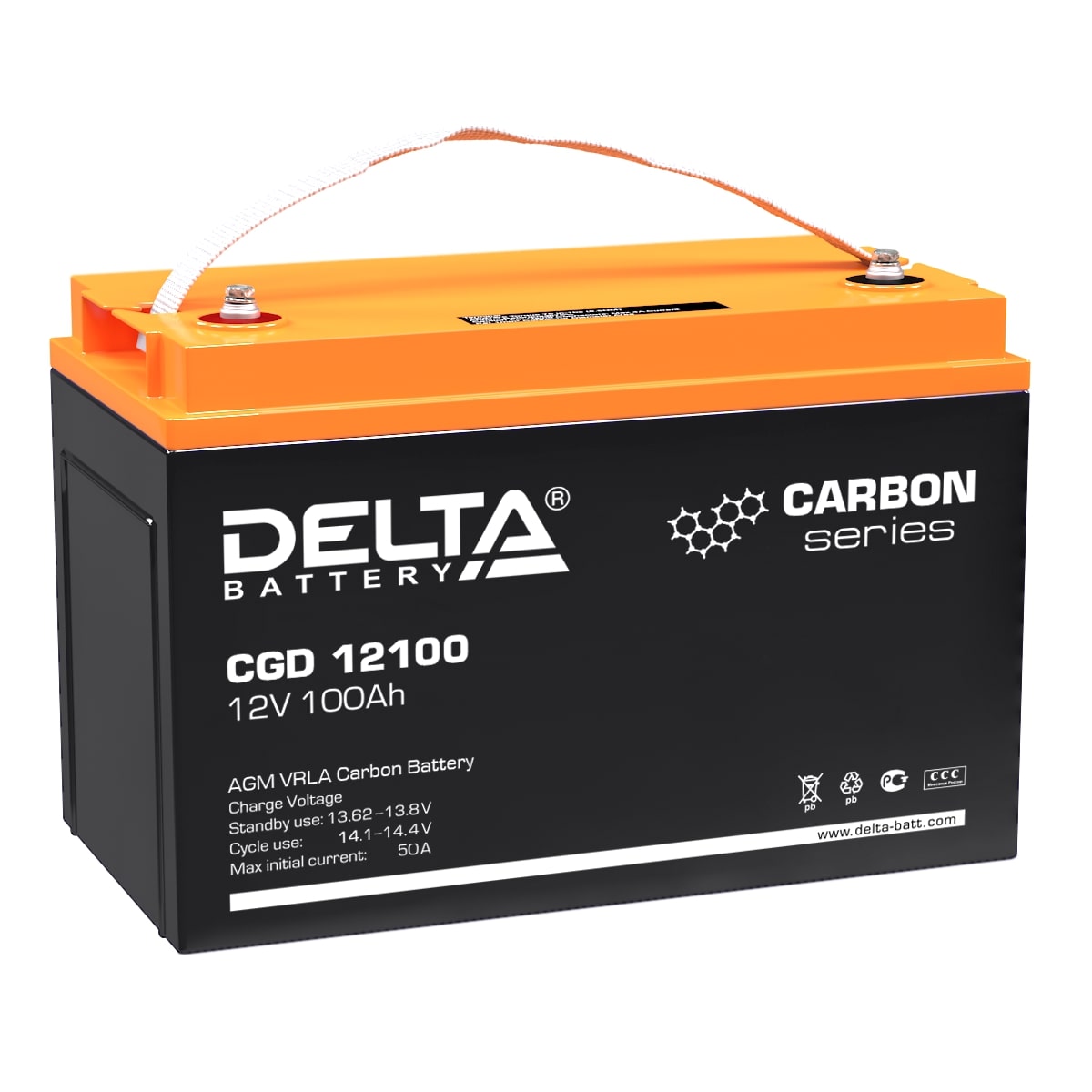 Delta Аккумулятор CGD 12100 (12V/100Ah) фото