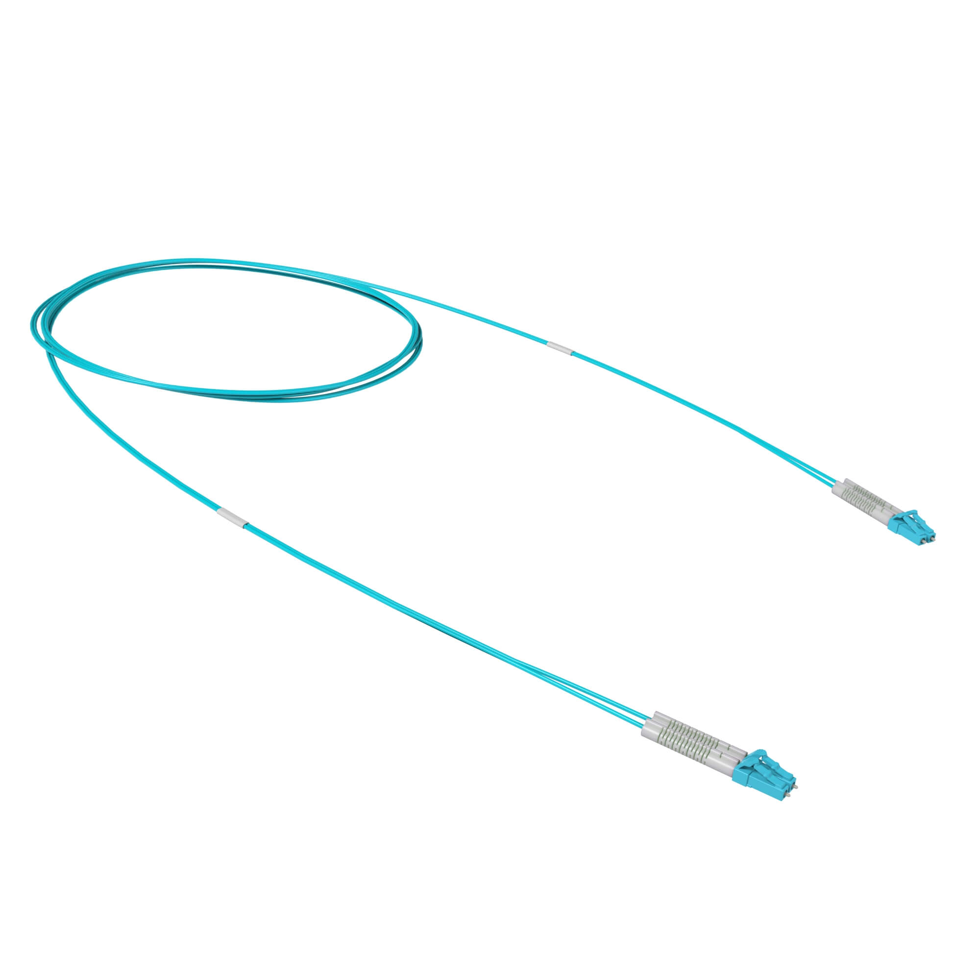 DKC Оптический коммутационный шнур Duplex flexible boot LC/UPC - LC/UPC 50/125 (OM3), 2 м фото