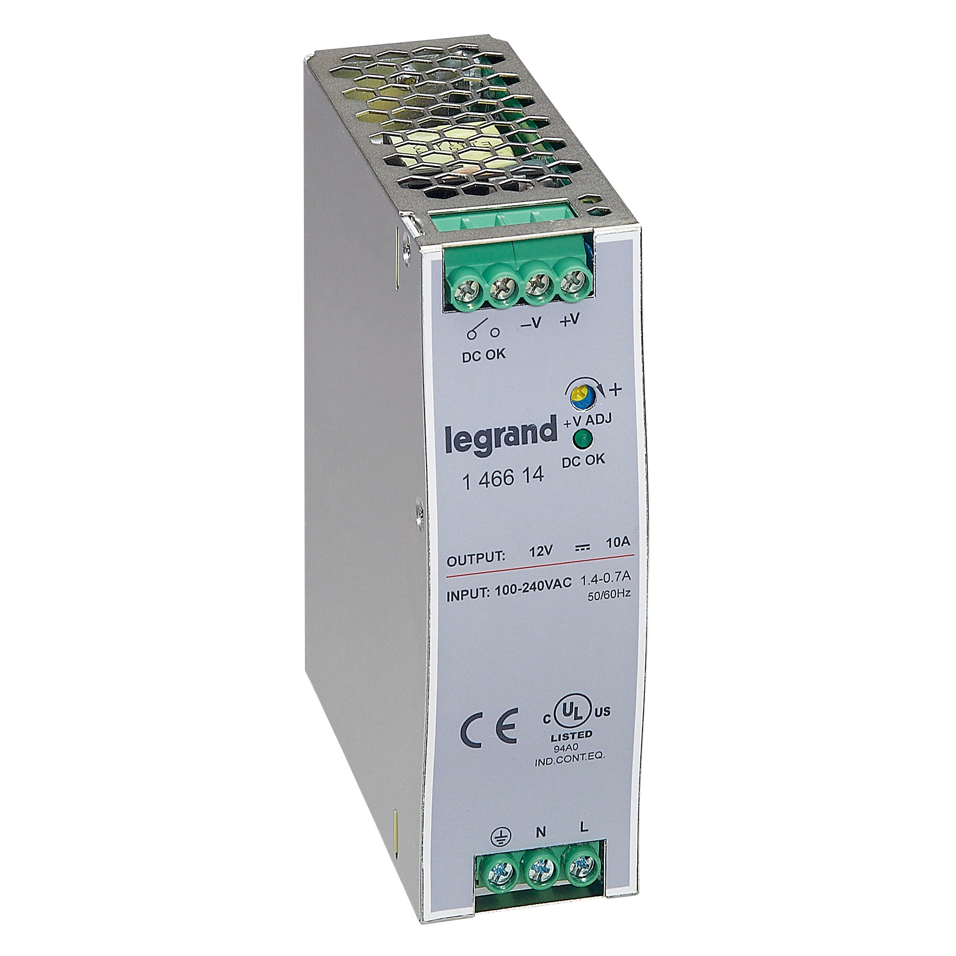 Legrand 1-фазный Импульсный источник питания 12В 120Вт 10A. фото
