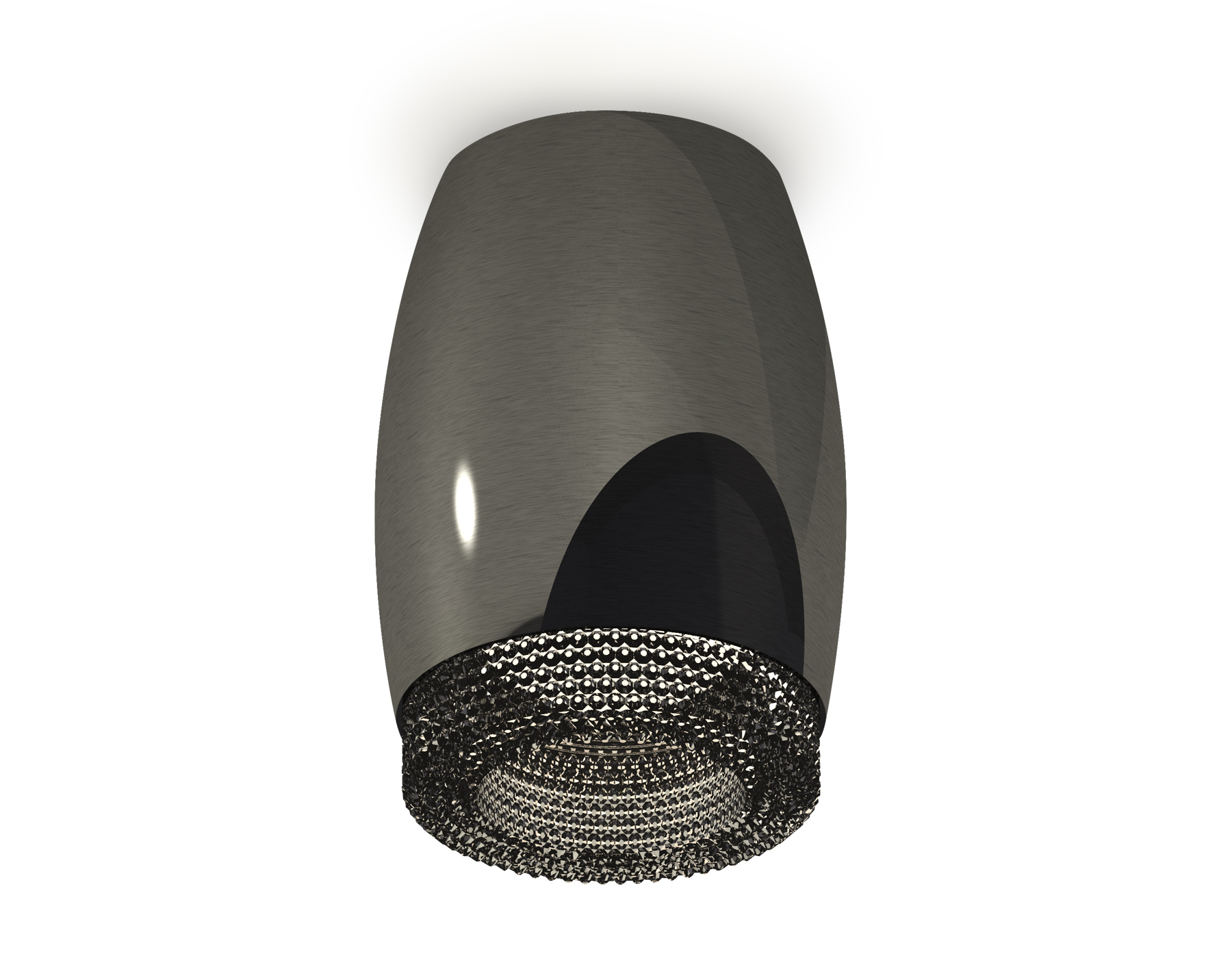 Ambrella Комплект накладного светильника с композитным хрусталем XS1123011 DCH/BK черный хром/тонированный MR16 GU5.3 (C1123, N7192) фото