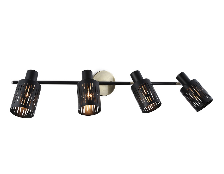 Ambrella Светильник накладной TR8670/4 BK/SB чёрный/бронза E14/4 max 60W 760*100*190 фото