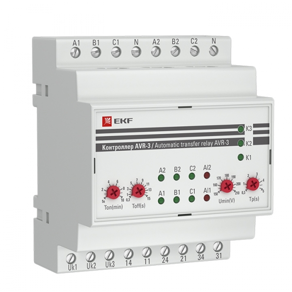 EKF Контроллер АВР на 2 ввода с секционированием AVR-3 фото
