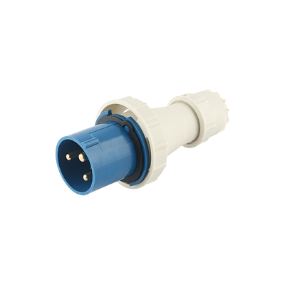 Вилка переносная PPC 033 2Р+РЕ 63А 220В IP67 Jazzway фото